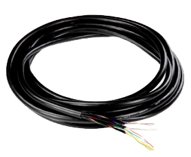 Rolled microphone cable snake bulk wire.