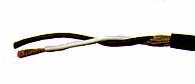 Four conductor twisted pair installation speaker wire.