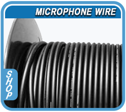 shop custom cut lengths of bulk microphone and DMX  wire.