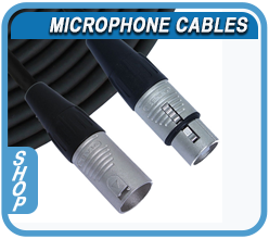 shop microphone cables.