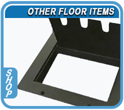 shop recessed audio floor lids & boxes