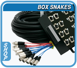 shop box to fan audio snakes.
