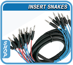 shop stereo to split mono insert snakes.