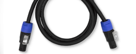 16 gauge speaer cables with 1/4" & speak0on connectors.
